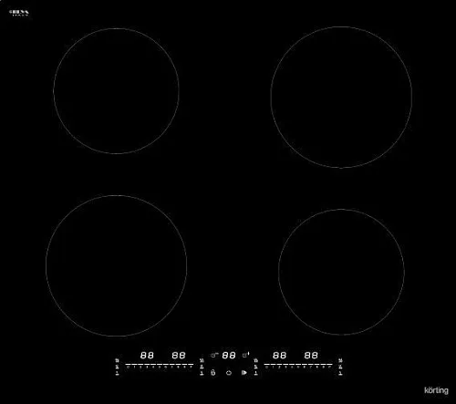 Панель варочная индукционная KORTING HI 64090 HID, черный фото в интернет-магазине «Mebelex»