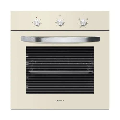 Шкаф духовой электрический MAUNFELD EOEC.586BG стекло слоновая кость фото в интернет-магазине «Mebelex»