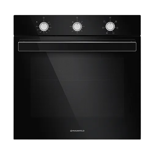 Шкаф духовой электрический MAUNFELD EOEF.766B черное стекло фото в интернет-магазине «Mebelex»