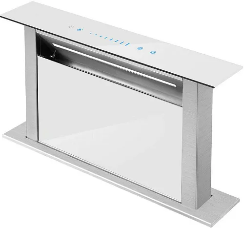 Вытяжка кухонная полновстраиваемая MAUNFELD Prestige 90 белый,  в столешницу фото в интернет-магазине «Mebelex»