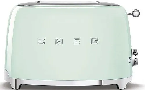 Тостер на 2 ломтика SMEG TSF01PGEU, пастельный зеленый фото в интернет-магазине «Mebelex»