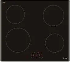 Индукционная варочная поверхность KORTING HI 64013 B черный/скошенный край