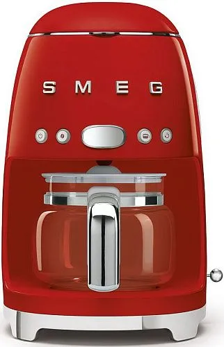 Капельная кофеварка SMEG DCF02RDEU, красный фото в интернет-магазине «Mebelex»