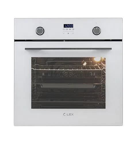 Шкаф духовой электрический LEX EDP 092 WH белое стекло фото в интернет-магазине «Mebelex»