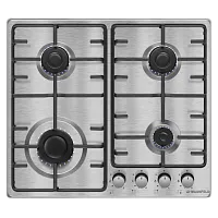 16 490 руб., Панель варочная газовая MAUNFELD EGHS.64.3STS-ES/G нерж.сталь