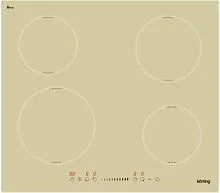 56 490 руб., Панель варочная индукционная KORTING HI 64560 BB бежевый
