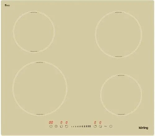 Панель варочная индукционная KORTING HI 64560 BB бежевый фото в интернет-магазине «Mebelex»