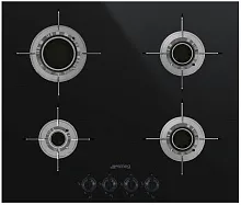 229 990 руб., Варочная панель газовая SMEG PVL664CN Черная стеклокерамика