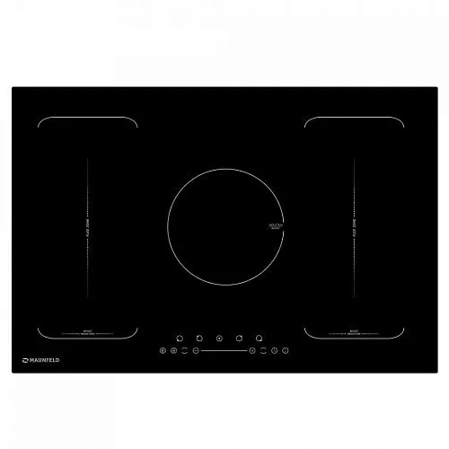 Индукционная панель MAUNFELD EVI.775-FL2-BK черное стекло фото в интернет-магазине «Mebelex»