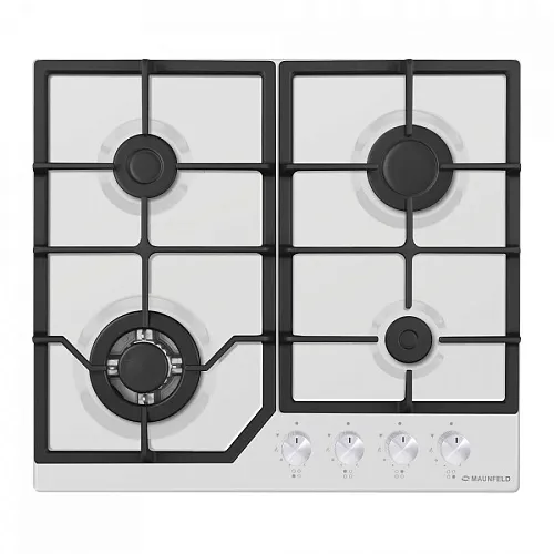 Панель варочная газовая MAUNFELD EGHE.64.43CW/G белый фото в интернет-магазине «Mebelex»