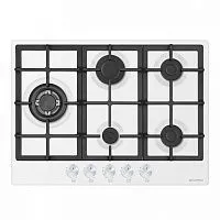 19 990 руб., Панель варочная газовая MAUNFELD EGHE.75.33CW/G белый