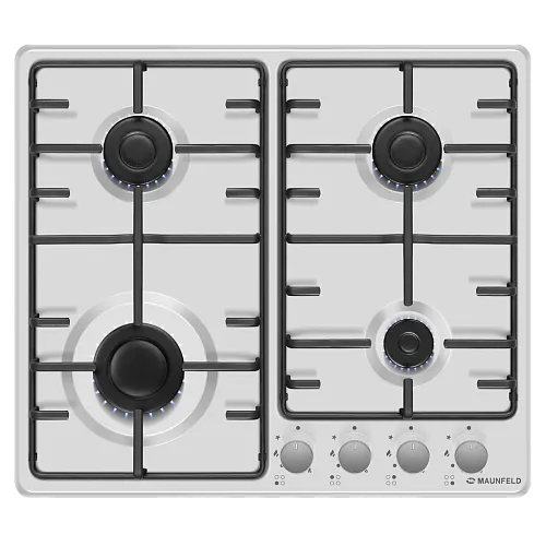 Панель варочная газовая MAUNFELD EGHE.64.3STS-EW/G фото в интернет-магазине «Mebelex»