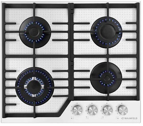 Панель варочная газовая MAUNFELD EGHG.64.73CW/G белый фото в интернет-магазине «Mebelex»