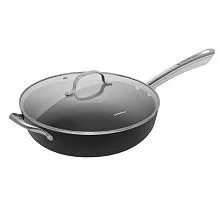 7 290 руб., Сковорода глоубокая MAUNFELD HOWARD MDP30LCL15 со стеклянной крышкой, 30 см