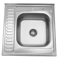 2 110 руб., Кухонная мойка SinkLight 6060 чаша справа