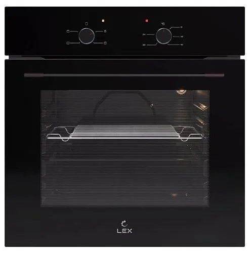 Шкаф духовой электрический LEX EDM 045 BBL черное стекло фото в интернет-магазине «Mebelex»