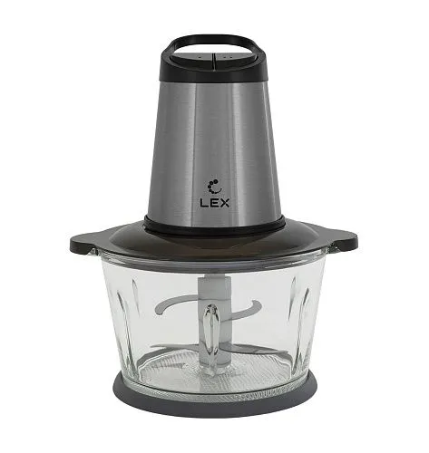 Измельчитель стеклянный LEX LXFP 4300 стальной фото в интернет-магазине «Mebelex»