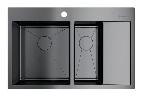 Мойка кухонная OMOIKIRI Akisame 78-2 чаша слева фото в интернет-магазине «Mebelex»