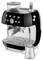 91 490 руб., Кофемашина-эспрессо SMEG EGF03BLEU со встроенной кофемолкой, чёрный