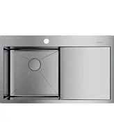 60 588 руб., Мойка кухонная OMOIKIRI Akisame 86-IN-L чаша слева