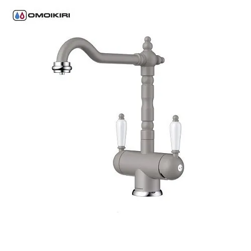 Смеситель для кухни OMOIKIRI Amagasaki гранит фото в интернет-магазине «Mebelex»