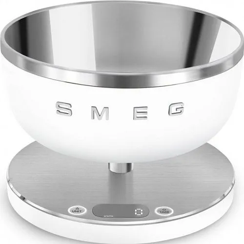 Кухонные весы SMEG KSC01WHMWW, белый матовый фото в интернет-магазине «Mebelex»