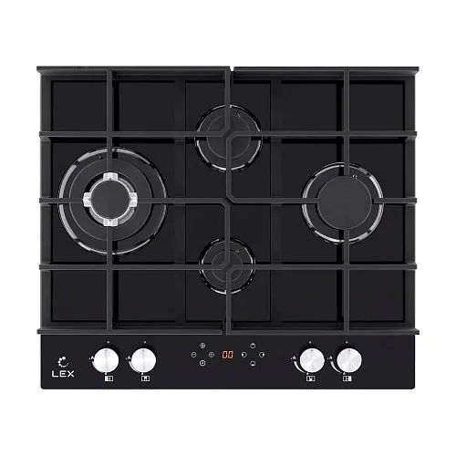 Панель варочная газовая LEX GVG 644 T BL фото в интернет-магазине «Mebelex»