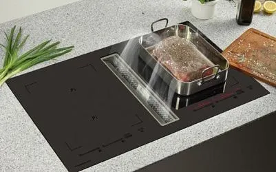 Варочная панель со встраиваемой вытяжкой