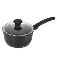 2 390 руб., Ковш MAUNFELD OSVALD MF15SVLD15SP универсальный из литого алюминия со стеклянной крышкой, 1,5 л