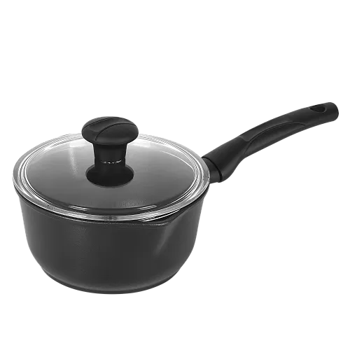 Ковш MAUNFELD OSVALD MF15SVLD15SP универсальный из литого алюминия со стеклянной крышкой, 1,5 л фото в интернет-магазине «Mebelex»