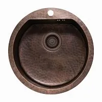 85 240 руб., Кухонная мойка Seaman Natural Genova SMC-510V (медь, 1.5 мм, ручная сварка, R=10мм)