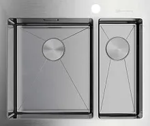 67 288 руб., Мойка кухонная OMOIKIRI Akisame 60-2-IN-L чаша слева