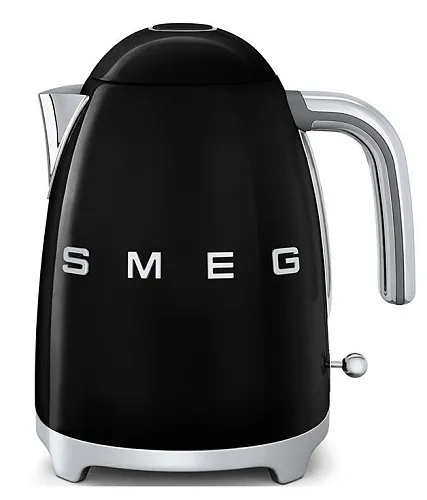 Чайник электрический SMEG KLF03BLEU, черный фото в интернет-магазине «Mebelex»