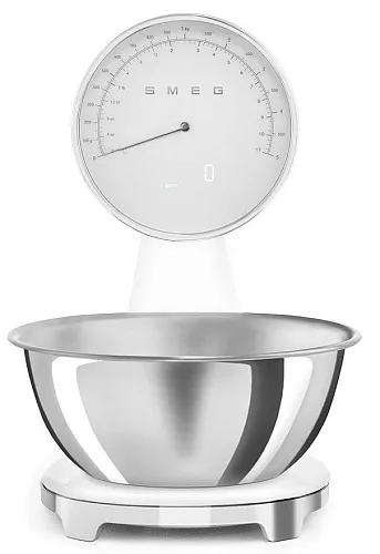 Кухонные весы SMEG KSF01WHWW, белый фото в интернет-магазине «Mebelex»