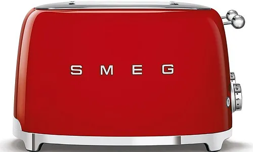 Тостер на 4 ломтика SMEG TSF03RDEU, красный фото в интернет-магазине «Mebelex»