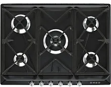 89 250 руб., Варочная панель газовая SMEG SR975NGH Черная