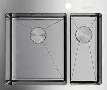 67 288 руб., Мойка кухонная OMOIKIRI Akisame 60-2-IN-L чаша слева