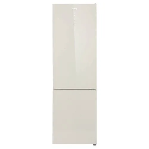 Холодильник отдельностоящий KORTING KNFC 62370 GB двухкамерный, 200 см, бежевое стекло фото в интернет-магазине «Mebelex»