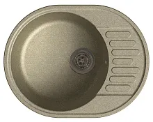 6 590 руб., Мойка кухонная кварцевая LEX Orta 620