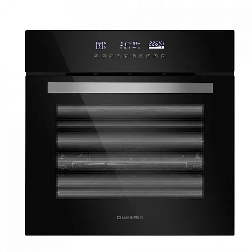 Электрический духовой шкаф MAUNFELD EOEH.5811B черное стекло фото в интернет-магазине «Mebelex»