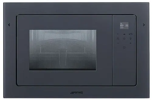 Микроволновая печь Встраиваемая SMEG FMI120G, Neptune Grey фото в интернет-магазине «Mebelex»