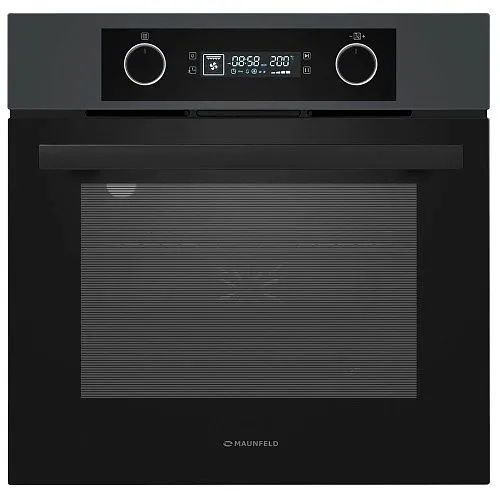 Шкаф духовой электрический MAUNFELD AEOH6062G1 Графит + черный фото в интернет-магазине «Mebelex»