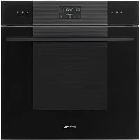 152 490 руб., Духовой шкаф Электрический SMEG SO6102TB3, стекло Deep Black (чёрное)