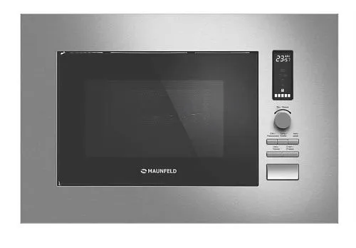 Печь микроволновая встраиваемая MAUNFELD JBMO820GS01, нержавеющая сталь фото в интернет-магазине «Mebelex»