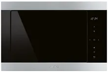 71 160 руб., Встраиваемая микроволновая печь SMEG FMI325X черное стекло + нержавеющая сталь