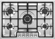 81 320 руб., Варочная панель газовая SMEG PGF75-4 Нержавеющая сталь