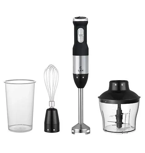 Блендер погружной LEX LX 10012-2 черный фото в интернет-магазине «Mebelex»