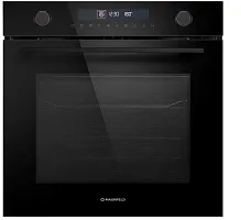 103 990 руб., Шкаф духовой электрический MAUNFELD MEOR7217DMB2 с функцией СВЧ, черный