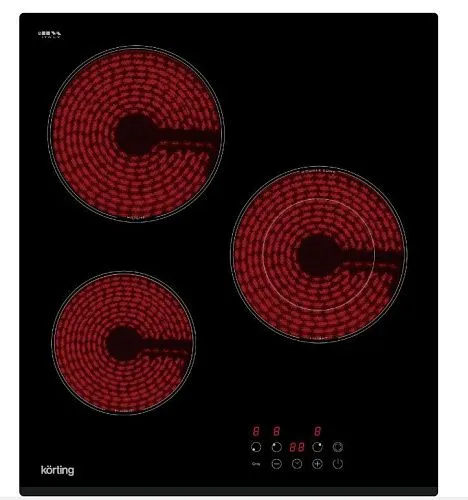 Панель варочная стеклокерамика KORTING HK 42034 B, черный фото в интернет-магазине «Mebelex»