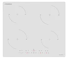 26 490 руб., Панель варочная индукционная MAUNFELD CVI604EXWH, белый 